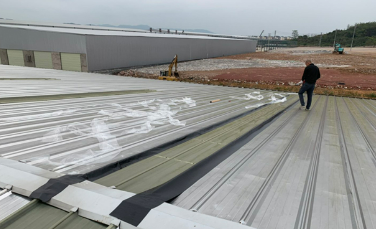 虹口厂房屋面防水维修案例